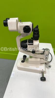 TopCon SL-2F Slit Lamp with 2 x 12,5x Eyepieces (Untested Due to No Power Supply) on Topcon Motorised Table (Powers Up) - 3