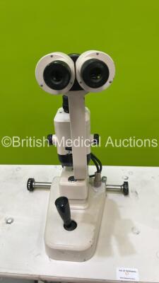 Topcon SL-1E Slit Lamp with 2 x Eyepieces (Unable to Test Due to No Power Supply) on Topcon Motorised Table (Powers Up) - 3