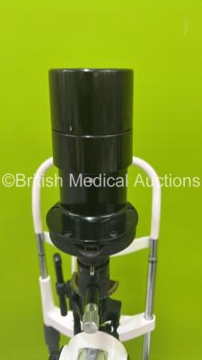 Grafton Optical Slit Lamp with Binoculars, 2 x 12,5x Eyepieces and Chin Rest on Motorized Table (Powers Up with Good Bulb) - 5