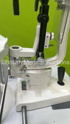 Grafton Optical Slit Lamp with Binoculars, 2 x 12,5x Eyepieces and Chin Rest on Motorized Table (Powers Up with Good Bulb) - 10