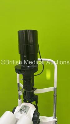 Modop YZ5FI Slit Lamp with Binoculars, 2 x 12,5x Eyepieces and Chin Rest on Motorized Table (Powers Up with Good Bulb) - 5