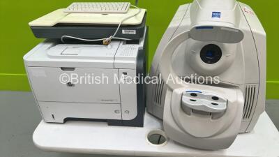 Zeiss Visante OCT Model 1000 Anterior Segment Imaging Unit (Powers Up - HDD REMOVED) with HP Printer on Zeiss Motorised Table *1000-1757* - 2