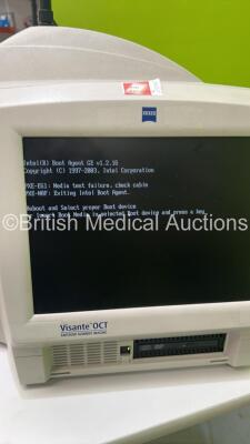 Zeiss Visante OCT Model 1000 Anterior Segment Imaging Unit (Powers Up - HDD REMOVED) with HP Printer on Zeiss Motorised Table *1000-1757* - 4