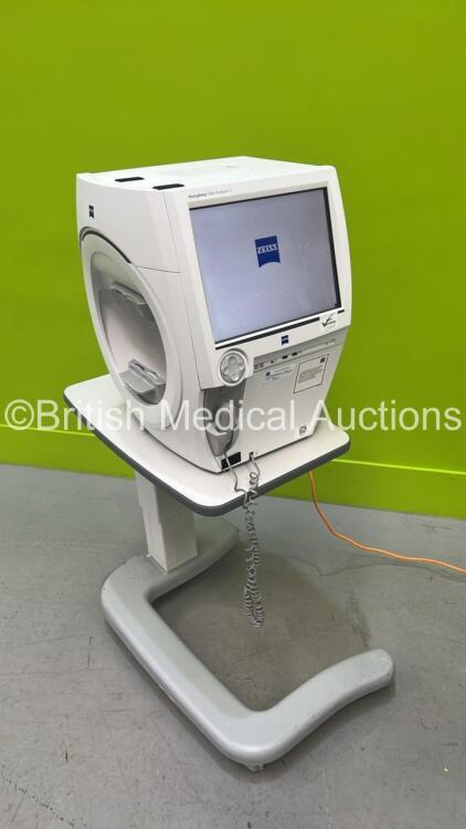 Zeiss Humphrey Field Analyzer 3 Model 830 Version 1.5.3.714 with Finger Trigger and Accessory Instruments on Motorized Table (Powers Up) *S/N 830-17307* **Mfd 2021**