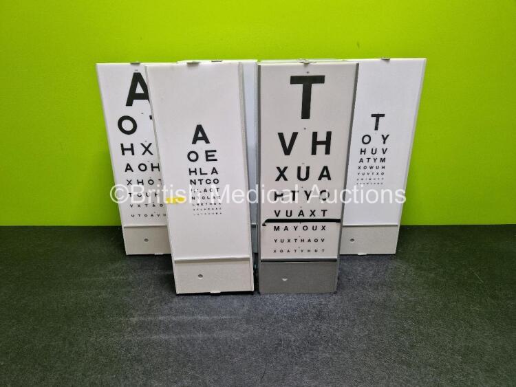 6 x Eye Test Light Boxes (All No Power) *cage*