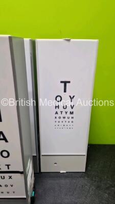 6 x Eye Test Light Boxes (All No Power) *cage* - 3