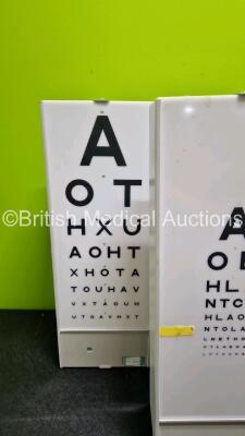 6 x Eye Test Light Boxes (All No Power) *cage* - 4