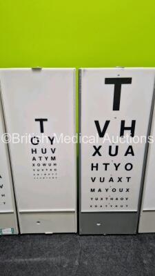 6 x Eye Test Light Boxes (All No Power) *cage* - 5