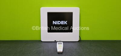 Nidek SC-1600 System Chart *Mfd 2014* (Powers Up) with Nidek Chart Remote Control *Mfd 2018* (Powers Up)