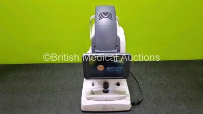 Nidek AFC-330 Non-Mydriatic Auto Fundus Camera *Mfd 2015* (Powers Up and Damaged Case - See Photos) - 2