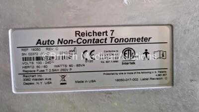 Reichert 7 Auto Non-Contact Tonometer Software Version 1.40 *Mfd 2010* (Powers Up) - 9