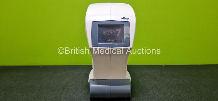 Reichert 7 Auto Non-Contact Tonometer Software Version 1.30 *Mfd 2010* (Powers Up and Cracked Case - See Photos)