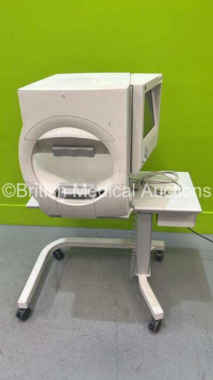 Zeiss Humphrey 720i Field Analyzer Rev n/a on Motorized Table (Powers Up with Faulty - See Pictures - Loose Front Casing) *S/N 720I-40191* **Mfd 2012** ***IR909***