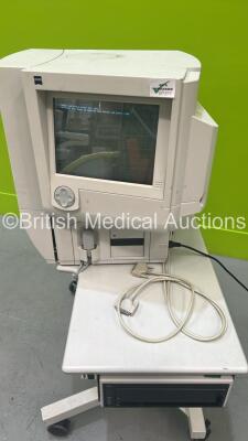 Zeiss Humphrey 720i Field Analyzer Rev n/a on Motorized Table (Powers Up with Faulty - See Pictures - Loose Front Casing) *S/N 720I-40191* **Mfd 2012** ***IR909*** - 3