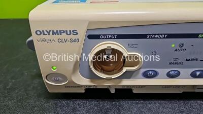 Olympus VISERA CLV-S40 Xenon Light Source (Powers Up with Whirring Sound, Missing Casing - See Photo) - 2