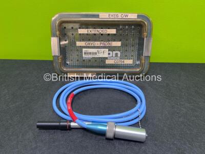 Extended Cryo Probe / Handpiece in Tray