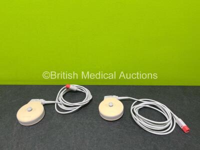 Job Lot Including 1 x Philips Toco MP *Mfd 2022* Transducer and 1 x Philips US *Mfd 2022* Transducer (Untested)