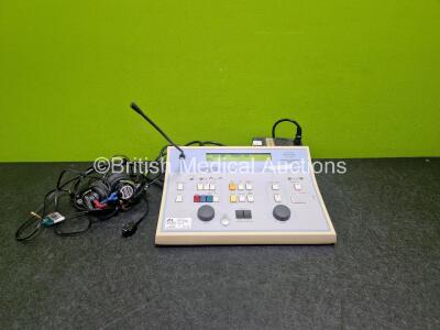 Interacoustics AD229e Diagnostic Audiometer (Powers Up) with Power Supply and Headphones *SN 734499*