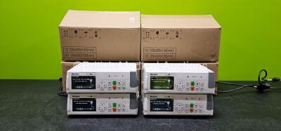 4 x Baxter EvoIQ LVP Infusion Pumps *All Mfd 2020* (All Power Up)