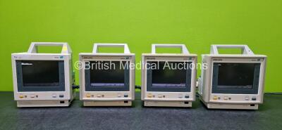 4 x Philips M3046A Patient Monitors (All Power Up and 1 x Damaged Case - See Photos)