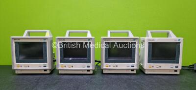 4 x Philips M3046A Patient Monitors (All Power Up and 1 x Damaged Case - See Photos)