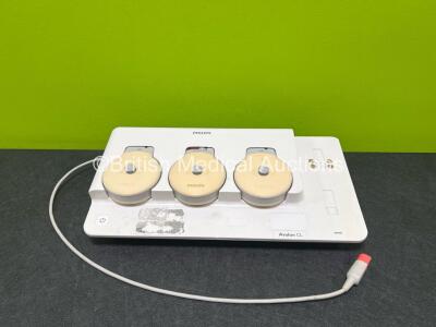 Philips Avalon CL Wireless Fetal Monitor Base with 1 x Toco+ MP Transducer and 2 x US Transducers *H*