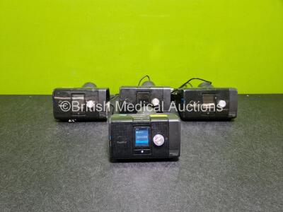 Job Lot Including 2 x ResMed Airsense 10 Autoset CPAP Units and 2 x ResMed Airsense 10 Elite CPAP Units (All Power Up, 2 x Missing Humidifier Chambers) with 1 x Power Supply *SN 23183494761 / 23172155783 / 2318494745 / 2316121041*