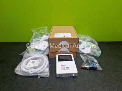 3 x Oxford Optronix Flo-Ox Oxygen Monitors with Accessories (1 x Set of Accessories Only In Photo)