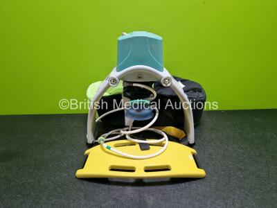 Lucas 100077-00 Chest Compression System with Hose in Carry Case (Untested Due to Suspected Flat Battery) with Backboard