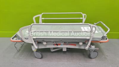 Sidhil E Med Hydraulic Patient Trolley with Mattress (Tested Working) *Mfd 2021*