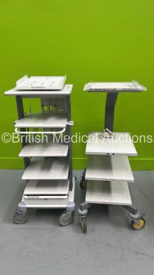 1 x Olympus Stack Trolley and 1 x Olympus Keymed Imaging Trolley TI-1900