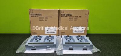 2 x Physio Control Redi-Charge Lifepak 15 Battery Adapter Ref 11140-000052 *Both Mfd 2012* (Both Unused in Box)