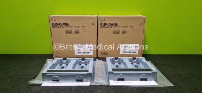 2 x Physio Control Redi-Charge Lifepak 15 Battery Adapter Ref 11140-000052 *Both Mfd 2012* (Both Unused in Box)