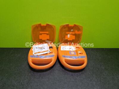 2 x Nihon Kohden Cardiolife AED Acti Biphasic Defibrillators (Untested Due to No Batteries)