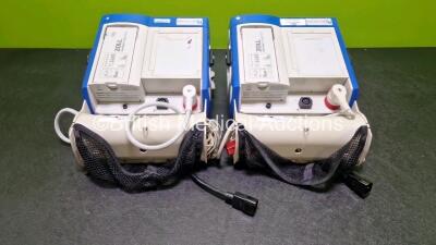 2 x Zoll R Series Plus Defibrillators / Monitors (Both Power Up) Including ECG and Printer Options with 2 x 3 Lead ECG Leads, 2 x Paddle Leads, 2 x Power Cords and 2 x Lithium Ion Rechargeable Batteries *SN AF13B027387 / AF12F023122* - 9