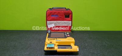 Biphasic Waveform MRL AED Defibrillator with 1 x Powerstick Rechargeable NiMH Battery in Case (No Power - Suspected Flat Battery) *SN 205005*