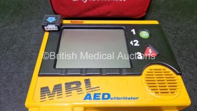 Biphasic Waveform MRL AED Defibrillator with 1 x Powerstick Rechargeable NiMH Battery in Case (No Power - Suspected Flat Battery) *SN 205005* - 3