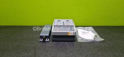 Job Lot Including 1 x Physio Control Ref 11141-000108 Mobile Li-ion Charger with 2 x Lithium Rechargeable Batteries (Powers Up), 1 x Physio Control DC Power Adapter Ref 11140-000074 and 1 x Cable-External Power Ref 11140-000080