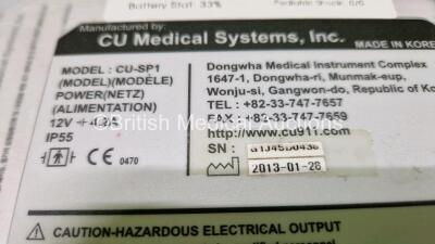 2 x CU Medical Systems Inc iPAD Intelligent Public Access Defibrillators (Both Power Up with Stock Battery - Stock Battery Not Included) with 1 x LiMnO2 Battery *Flat* and 2 x CU Medical Defibrillation Pads (Both Expired)*SN G1J45D0438 / G1N21M0314* - 7