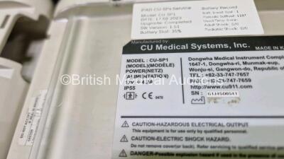 3 x CU Medical Systems Inc iPAD Intelligent Public Access Defibrillators in 2 x Carry Cases (All Power Up) with 1 x iPAD AED Starter Kit, 1 x LiMnO2 Battery and 2 x CU Medical Defibrillation Pads (Both Expired) *SN G1J43C148 / G1J45D0541 / G1M33R0121* - 10