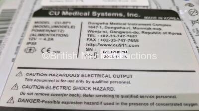 3 x CU Medical Systems Inc iPAD Intelligent Public Access Defibrillators in 3 x Carry Cases (All Power Up) with 1 x LiMnO2 Battery, 3 x iPAD AED Starter Kits and 3 x CU Medical Defibrillation Pads (All Expired) *SN G1L42O0294 / G1M10G0175 / G1M110F0471* - 9