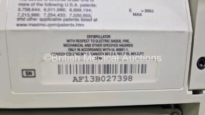 2 x Zoll R Series Plus Defibrillators / Monitors (Both Power Up) Including ECG and Printer Options with 2 x 3 Lead ECG Leads, 2 x Paddle Leads and 2 x Lithium Ion Rechargeable Batteries *SN AF13B027398 / AF13B027374* - 11