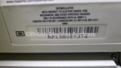 2 x Zoll R Series Plus Defibrillators / Monitors (Both Power Up) Including ECG and Printer Options with 2 x 3 Lead ECG Leads, 2 x Paddle Leads and 2 x Lithium Ion Rechargeable Batteries *SN AF13B027398 / AF13B027374* - 12