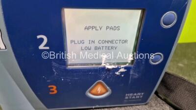 Philips Heartstart FR2+ Defibrillator (Powers Up with Stock Battery Stock Battery Not Included) in Case *SN 0307228031* - 2