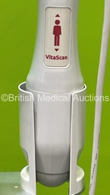 VitaCon VitaScan LT Ultrasound Bladder Scanner Software Version - 4.5.4.14 with Transducer / Probe and Power Supply on Stand (Powers Up) *S/N 01437* - 4