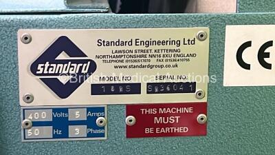 Standard Engineering Ltd Model 18BS Twin Band Grinder (No Electrical Plug) - 6