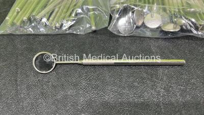 40 x Dental Mirror Instruments *Stock Photo* - 3