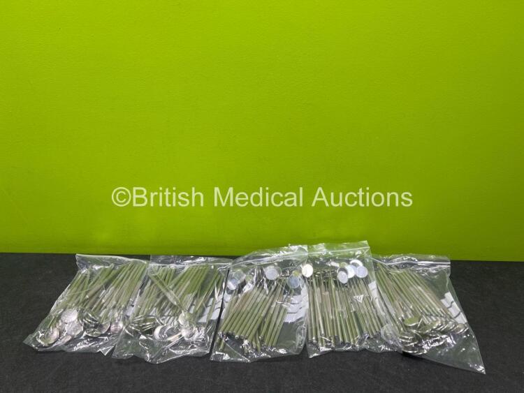 100 x Dental Mirror Instruments *Stock Photo*