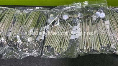 100 x Dental Mirror Instruments *Stock Photo* - 2