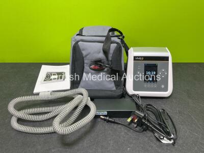 Breas Vivo 3 Ventilator Including Power Supply and Accessories in Carry Bag *Mfd 2020* (Powers Up) *SN D110201*